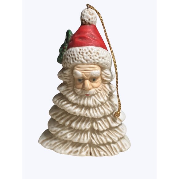 Vintage Ceramic Santa Tree Ornament - Picture 2 of 9